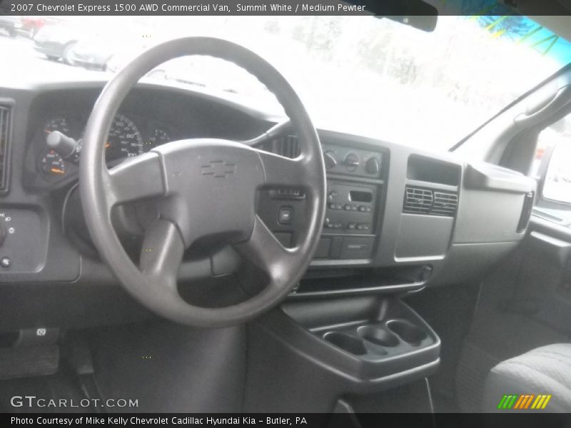 Summit White / Medium Pewter 2007 Chevrolet Express 1500 AWD Commercial Van