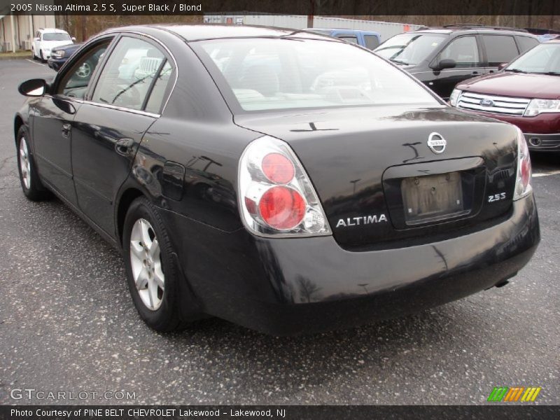 Super Black / Blond 2005 Nissan Altima 2.5 S