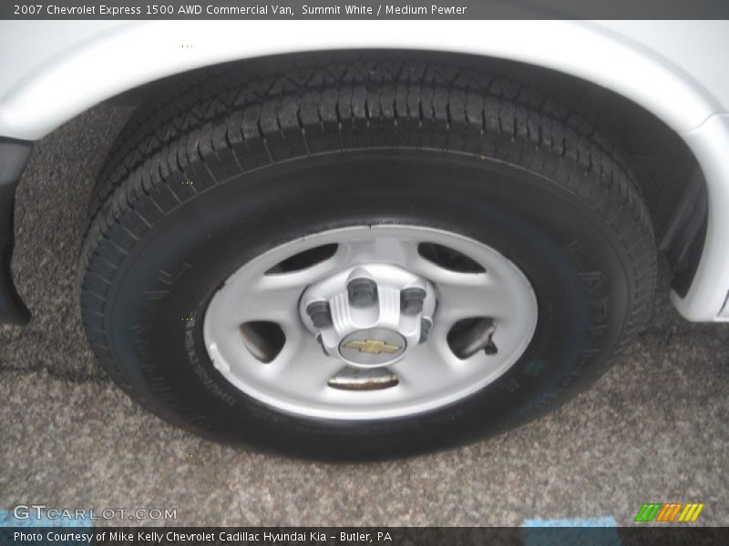 Summit White / Medium Pewter 2007 Chevrolet Express 1500 AWD Commercial Van