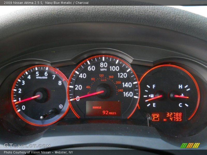 Navy Blue Metallic / Charcoal 2009 Nissan Altima 2.5 S