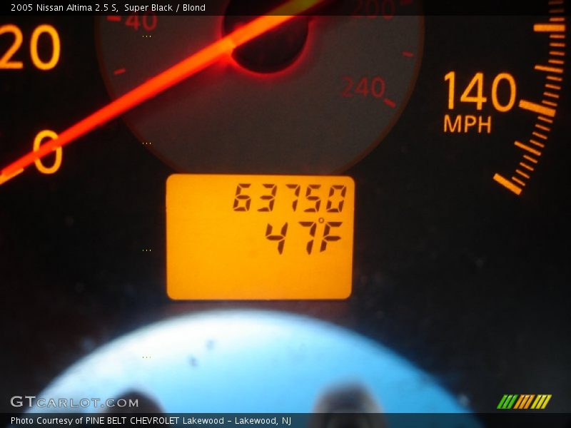 Super Black / Blond 2005 Nissan Altima 2.5 S