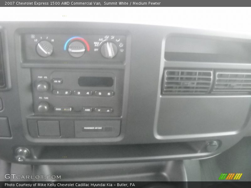 Summit White / Medium Pewter 2007 Chevrolet Express 1500 AWD Commercial Van
