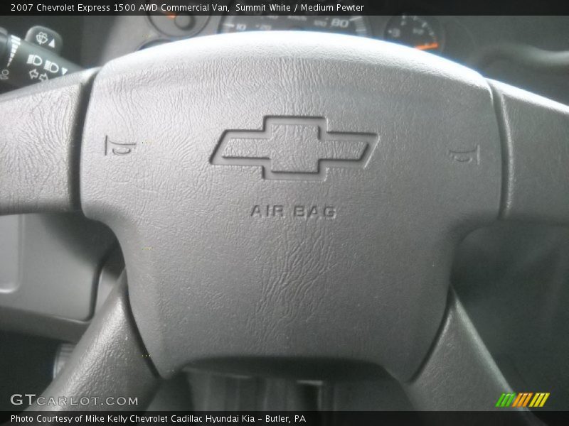 Summit White / Medium Pewter 2007 Chevrolet Express 1500 AWD Commercial Van