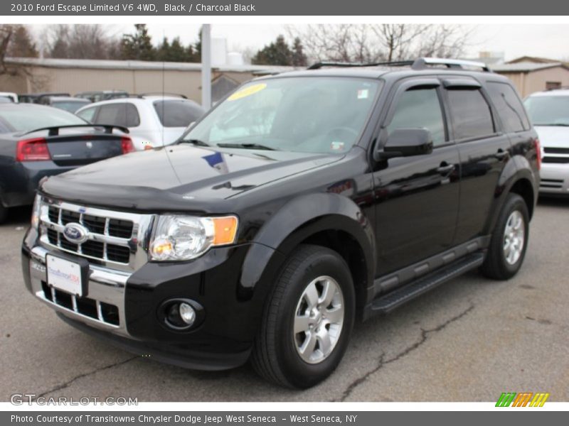Black / Charcoal Black 2010 Ford Escape Limited V6 4WD