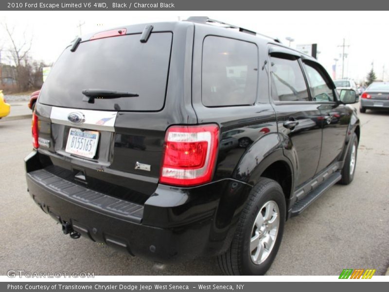 Black / Charcoal Black 2010 Ford Escape Limited V6 4WD