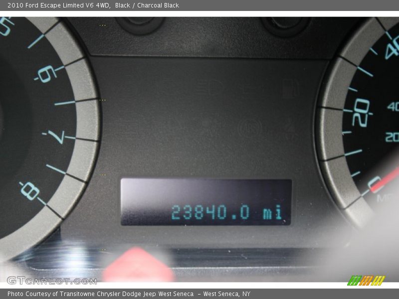 Black / Charcoal Black 2010 Ford Escape Limited V6 4WD