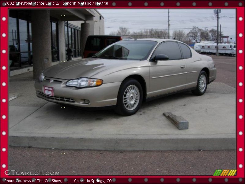 Sandrift Metallic / Neutral 2002 Chevrolet Monte Carlo LS