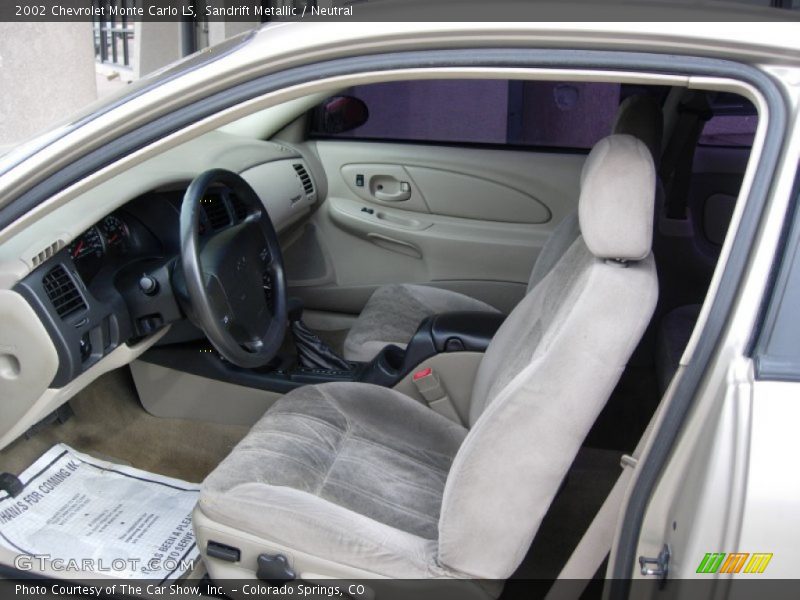 Sandrift Metallic / Neutral 2002 Chevrolet Monte Carlo LS