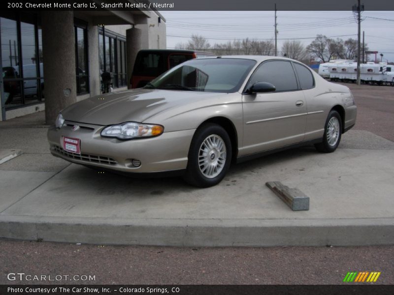 Sandrift Metallic / Neutral 2002 Chevrolet Monte Carlo LS