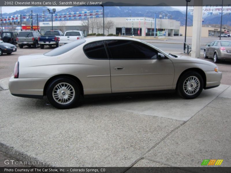 Sandrift Metallic / Neutral 2002 Chevrolet Monte Carlo LS