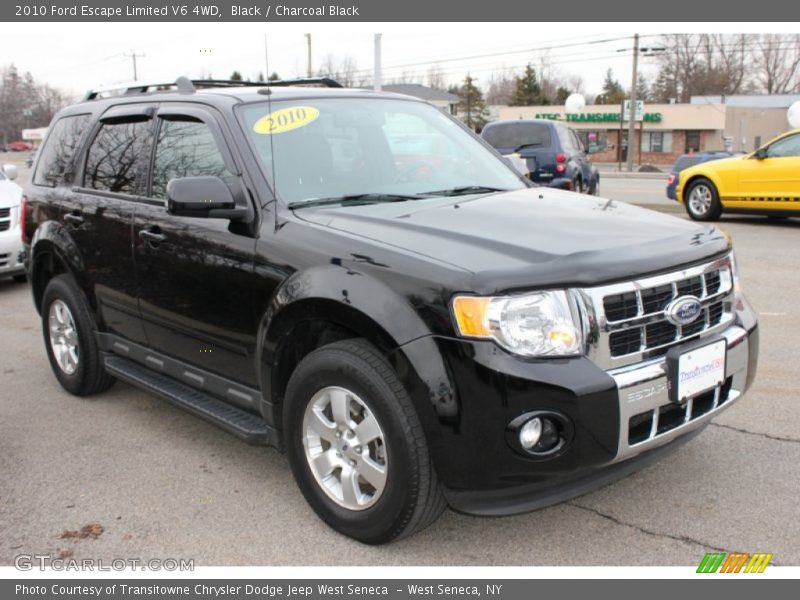 Black / Charcoal Black 2010 Ford Escape Limited V6 4WD