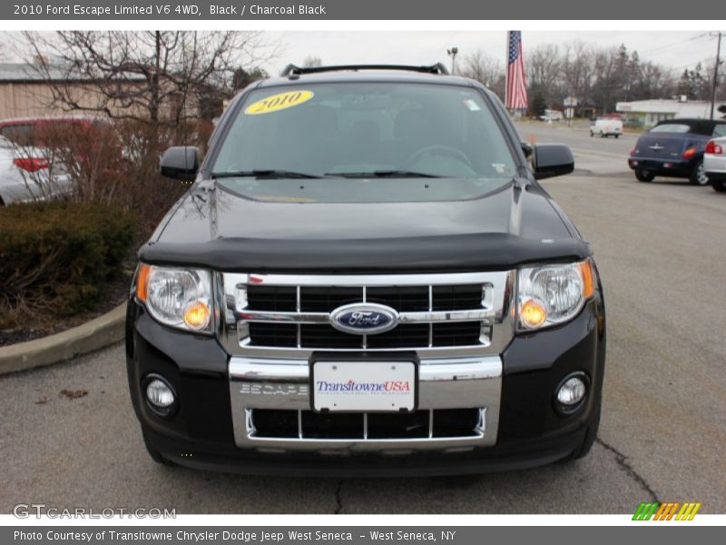 Black / Charcoal Black 2010 Ford Escape Limited V6 4WD