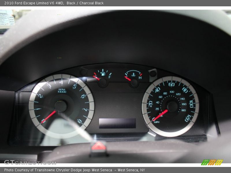 Black / Charcoal Black 2010 Ford Escape Limited V6 4WD