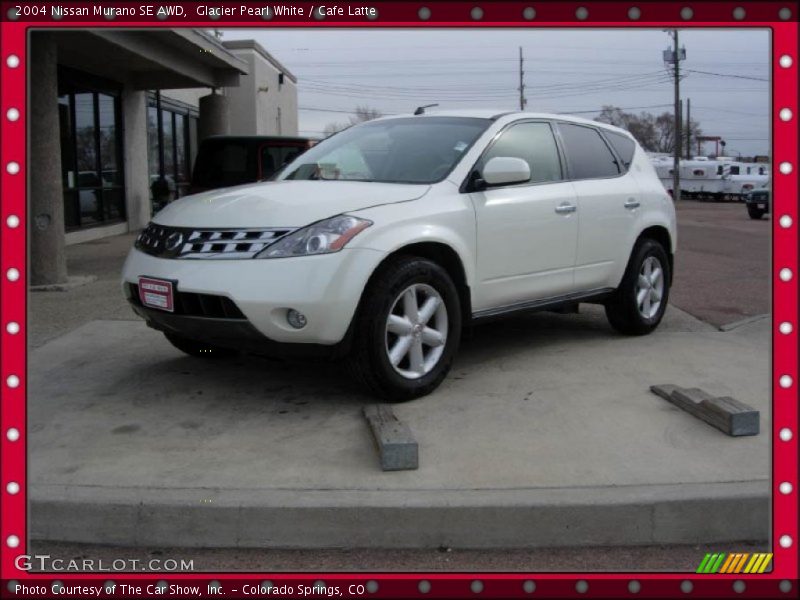 Glacier Pearl White / Cafe Latte 2004 Nissan Murano SE AWD