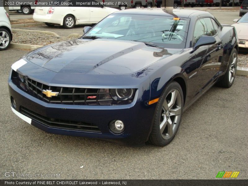 Imperial Blue Metallic / Black 2012 Chevrolet Camaro LT/RS Coupe