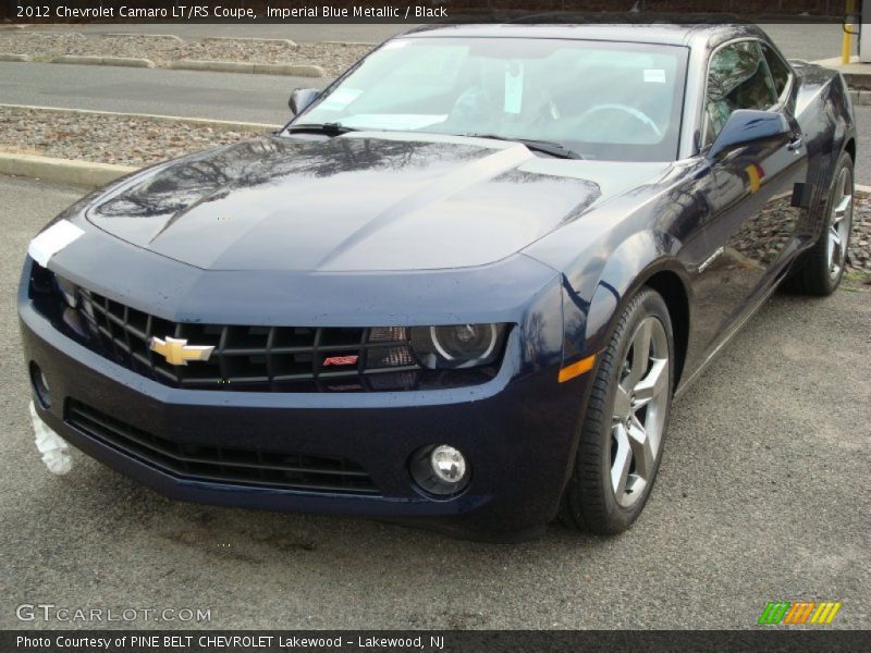 Imperial Blue Metallic / Black 2012 Chevrolet Camaro LT/RS Coupe