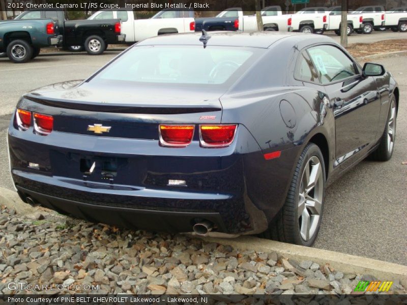 Imperial Blue Metallic / Black 2012 Chevrolet Camaro LT/RS Coupe