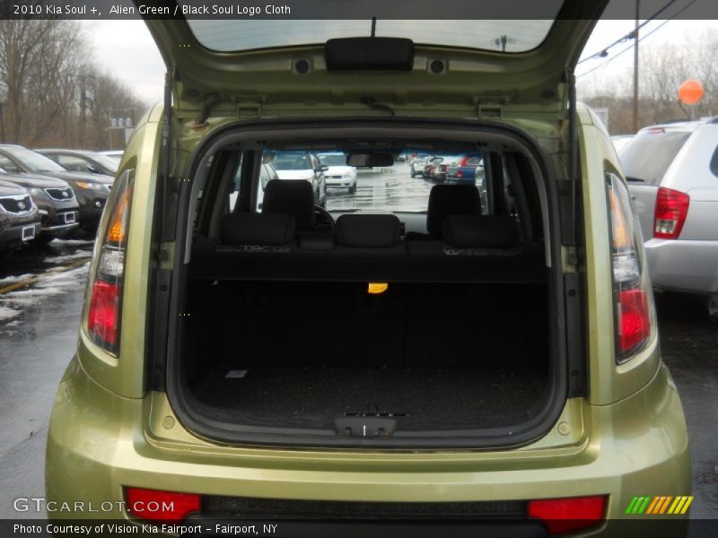 Alien Green / Black Soul Logo Cloth 2010 Kia Soul +
