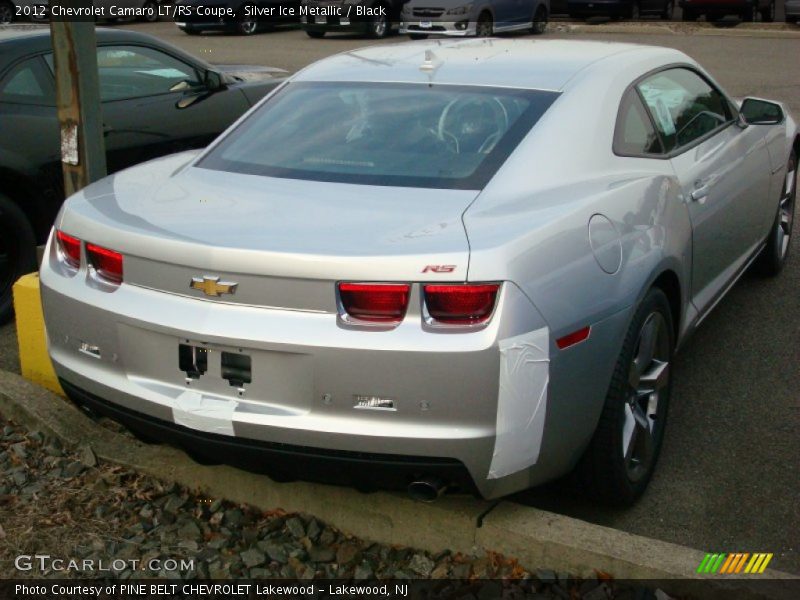 Silver Ice Metallic / Black 2012 Chevrolet Camaro LT/RS Coupe