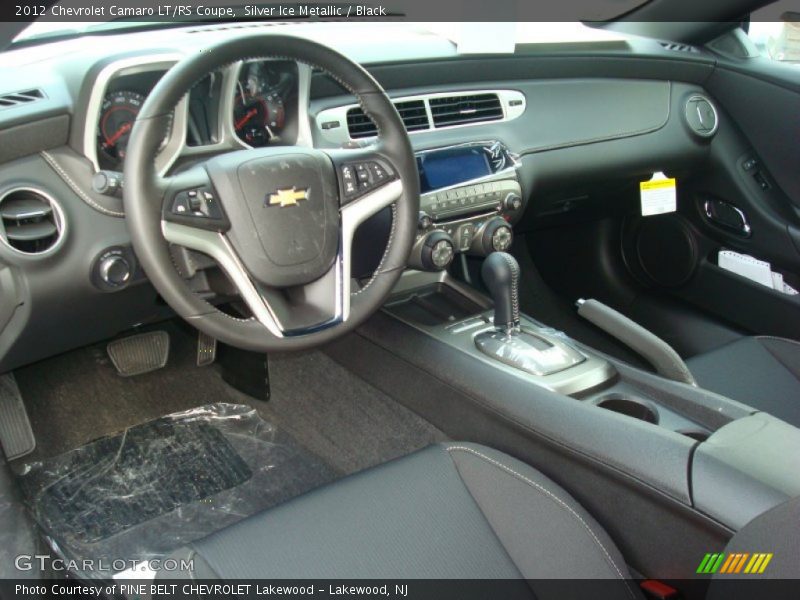 Silver Ice Metallic / Black 2012 Chevrolet Camaro LT/RS Coupe