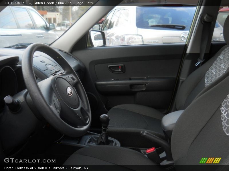 Alien Green / Black Soul Logo Cloth 2010 Kia Soul +