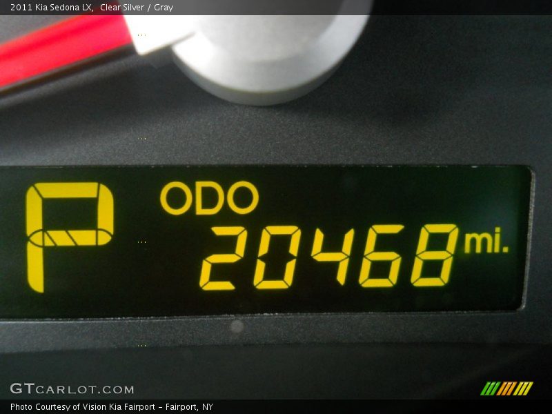 Clear Silver / Gray 2011 Kia Sedona LX