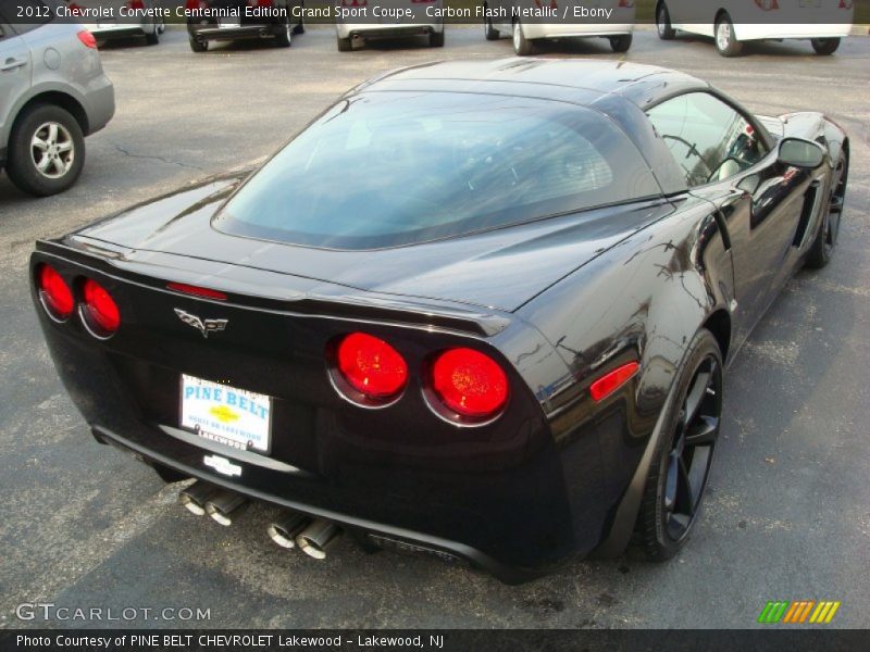 Carbon Flash Metallic / Ebony 2012 Chevrolet Corvette Centennial Edition Grand Sport Coupe