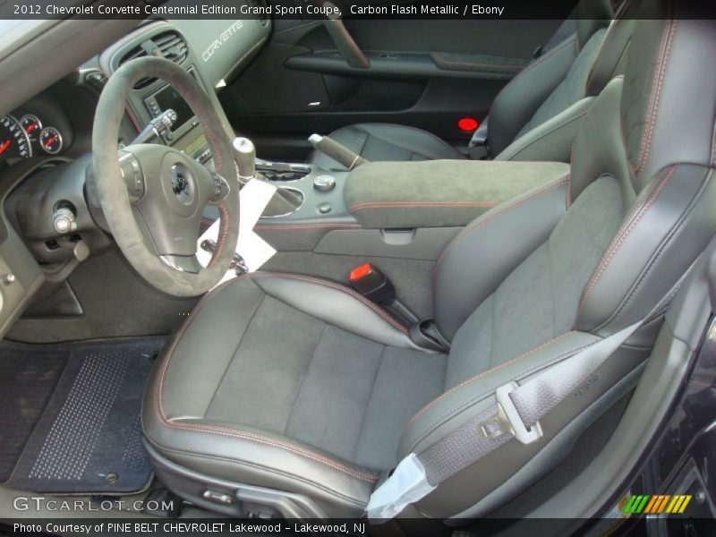  2012 Corvette Centennial Edition Grand Sport Coupe Ebony Interior