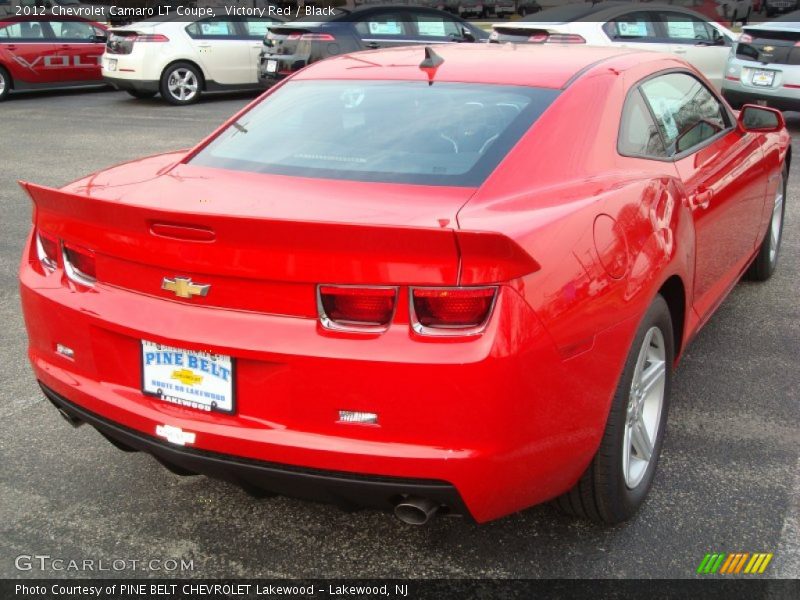 Victory Red / Black 2012 Chevrolet Camaro LT Coupe