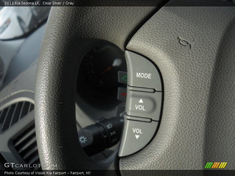 Clear Silver / Gray 2011 Kia Sedona LX