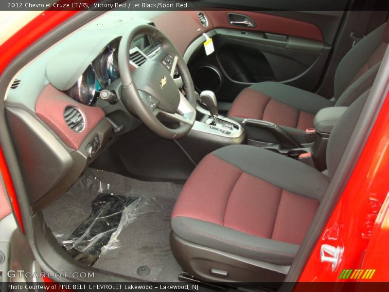  2012 Cruze LT/RS Jet Black/Sport Red Interior
