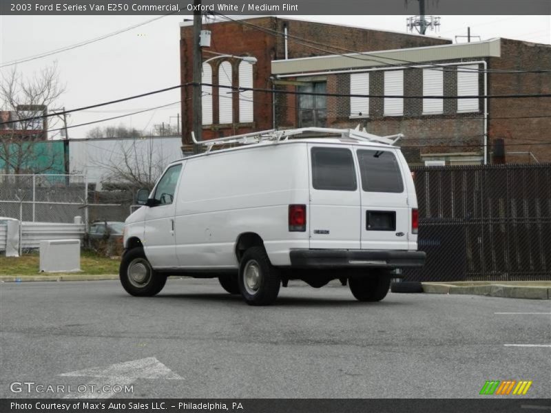 Oxford White / Medium Flint 2003 Ford E Series Van E250 Commercial