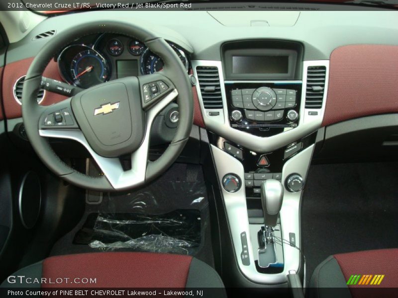 Victory Red / Jet Black/Sport Red 2012 Chevrolet Cruze LT/RS