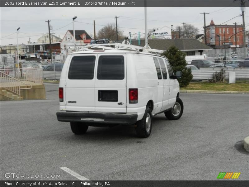 Oxford White / Medium Flint 2003 Ford E Series Van E250 Commercial