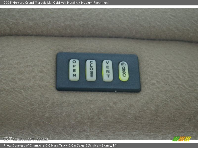 Gold Ash Metallic / Medium Parchment 2003 Mercury Grand Marquis LS