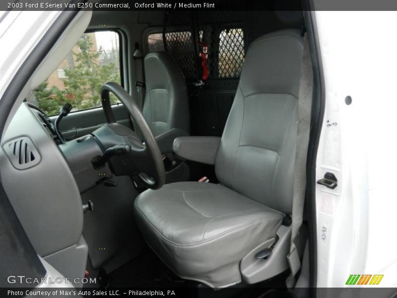 Oxford White / Medium Flint 2003 Ford E Series Van E250 Commercial
