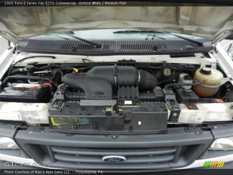 Oxford White / Medium Flint 2003 Ford E Series Van E250 Commercial