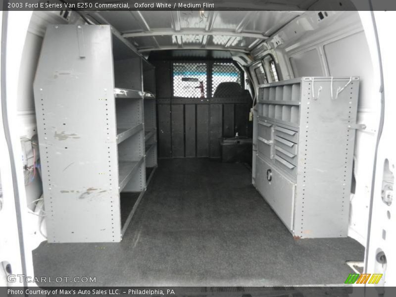 Oxford White / Medium Flint 2003 Ford E Series Van E250 Commercial