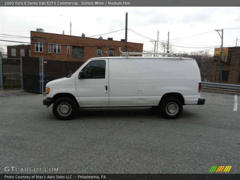 Oxford White / Medium Flint 2003 Ford E Series Van E250 Commercial