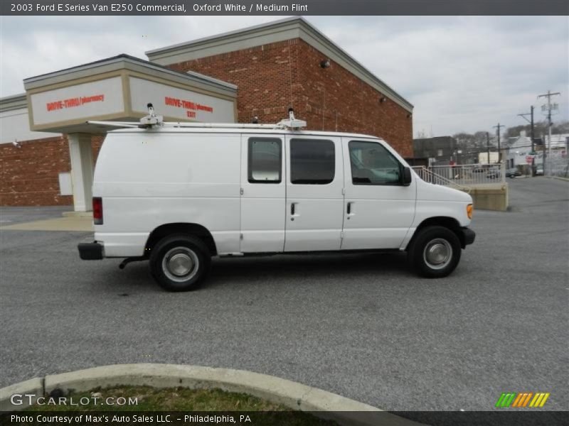 Oxford White / Medium Flint 2003 Ford E Series Van E250 Commercial