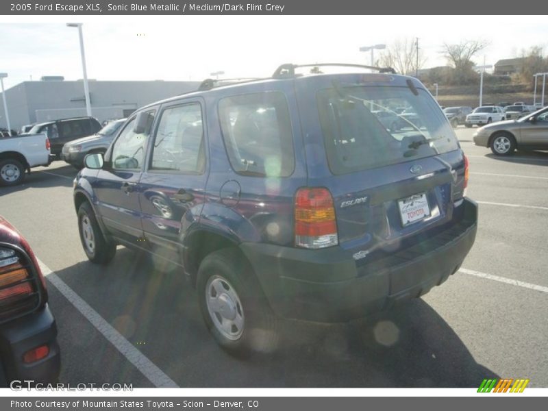 Sonic Blue Metallic / Medium/Dark Flint Grey 2005 Ford Escape XLS