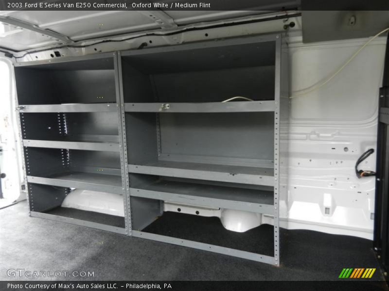 Oxford White / Medium Flint 2003 Ford E Series Van E250 Commercial