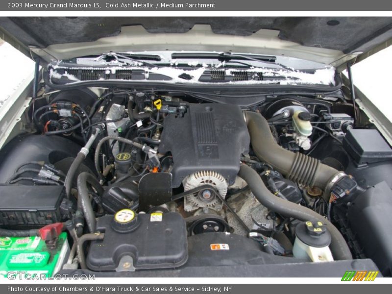 Gold Ash Metallic / Medium Parchment 2003 Mercury Grand Marquis LS