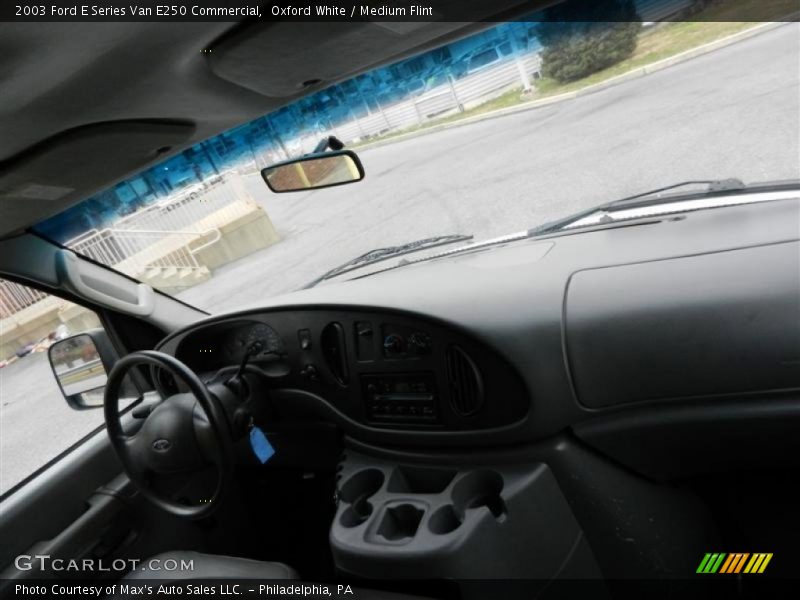 Oxford White / Medium Flint 2003 Ford E Series Van E250 Commercial