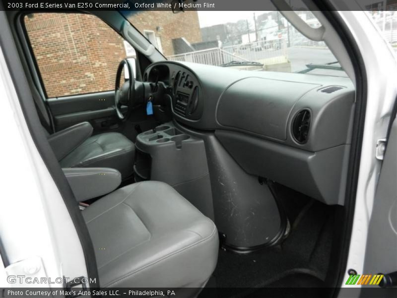 Oxford White / Medium Flint 2003 Ford E Series Van E250 Commercial