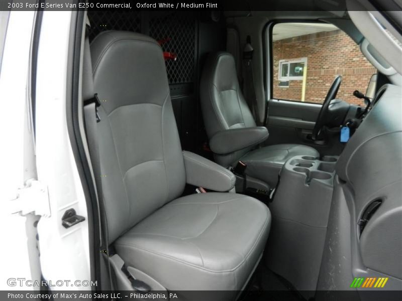 Oxford White / Medium Flint 2003 Ford E Series Van E250 Commercial