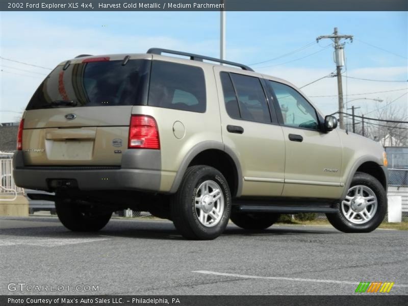  2002 Explorer XLS 4x4 Harvest Gold Metallic