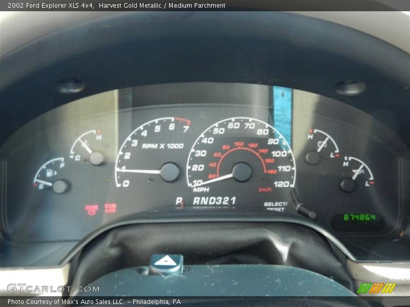  2002 Explorer XLS 4x4 XLS 4x4 Gauges