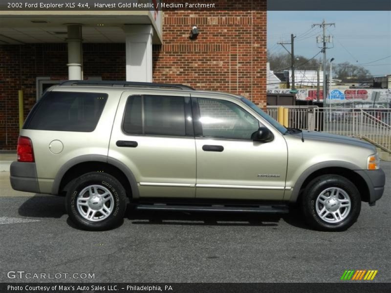  2002 Explorer XLS 4x4 Harvest Gold Metallic