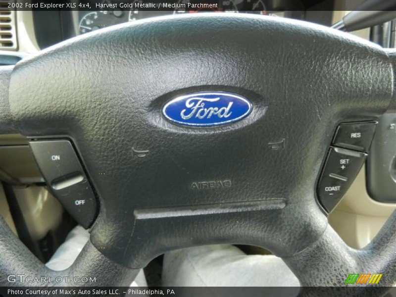 Harvest Gold Metallic / Medium Parchment 2002 Ford Explorer XLS 4x4